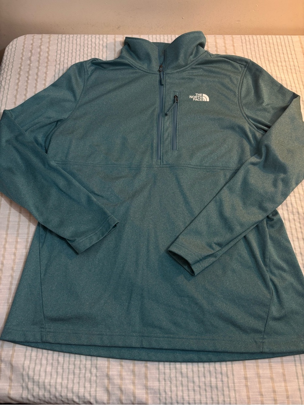 The North Face Teal Half-Zip Pullover Fleece